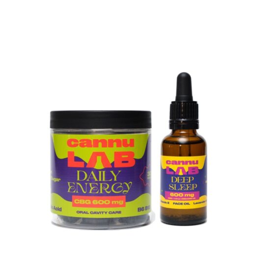 Daily Energy Guminukai - 30 vnt + Deep Sleep Aliejus - 30 ml