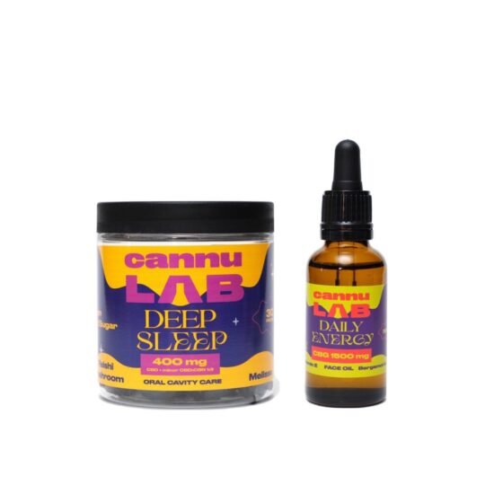 Deep Sleep Guminukai - 30 vnt + Daily Energy Aliejus - 30 ml