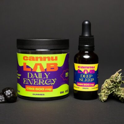 Daily Energy Guminukai - 30 vnt + Deep Sleep Aliejus - 30 ml