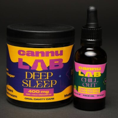 Deep Sleep Guminukai - 30 vnt + Chill Out Aliejus - 30 ml